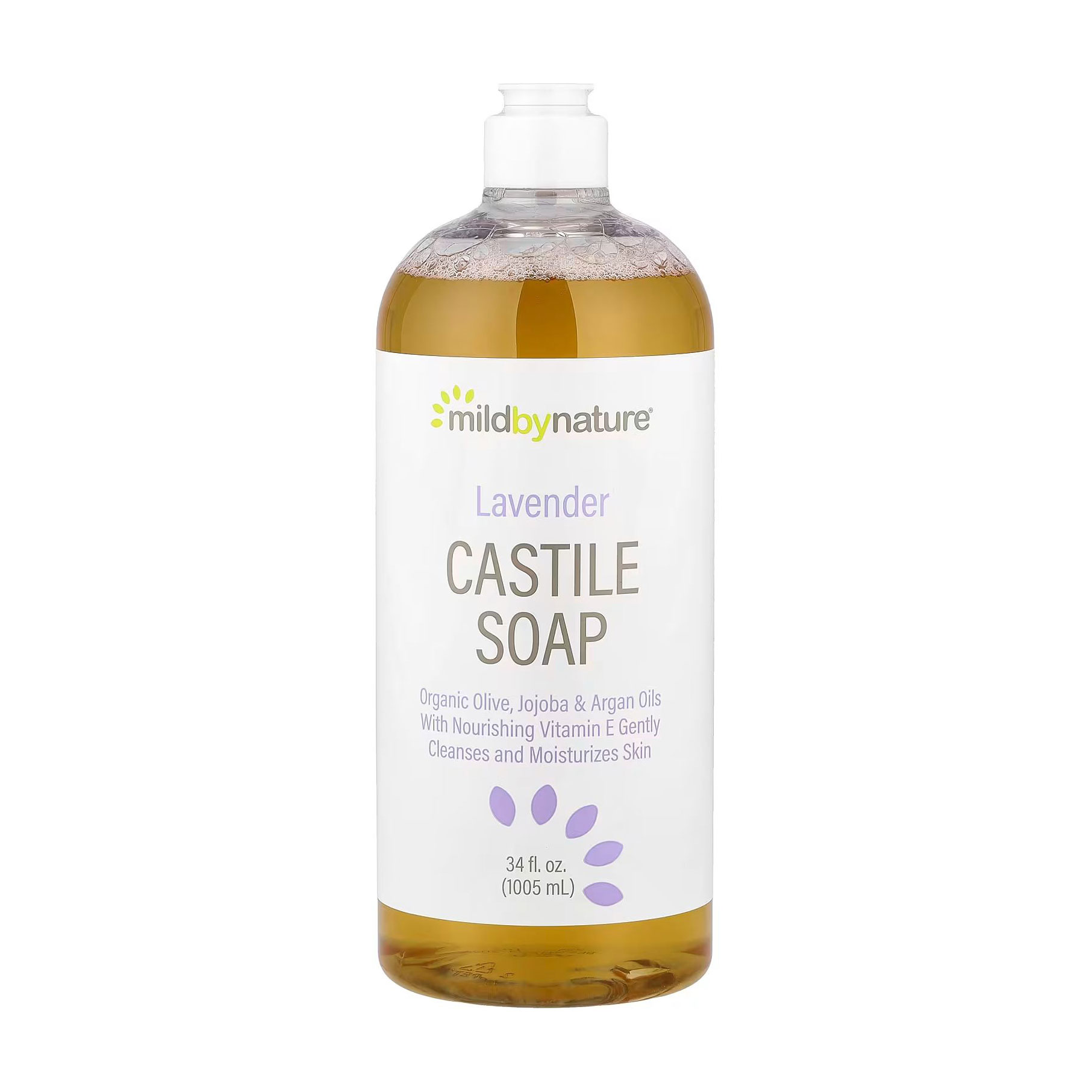 Кастильське рідке мило mild by nature Lavender Castile Soap з ароматом лаванди, 1.005 л