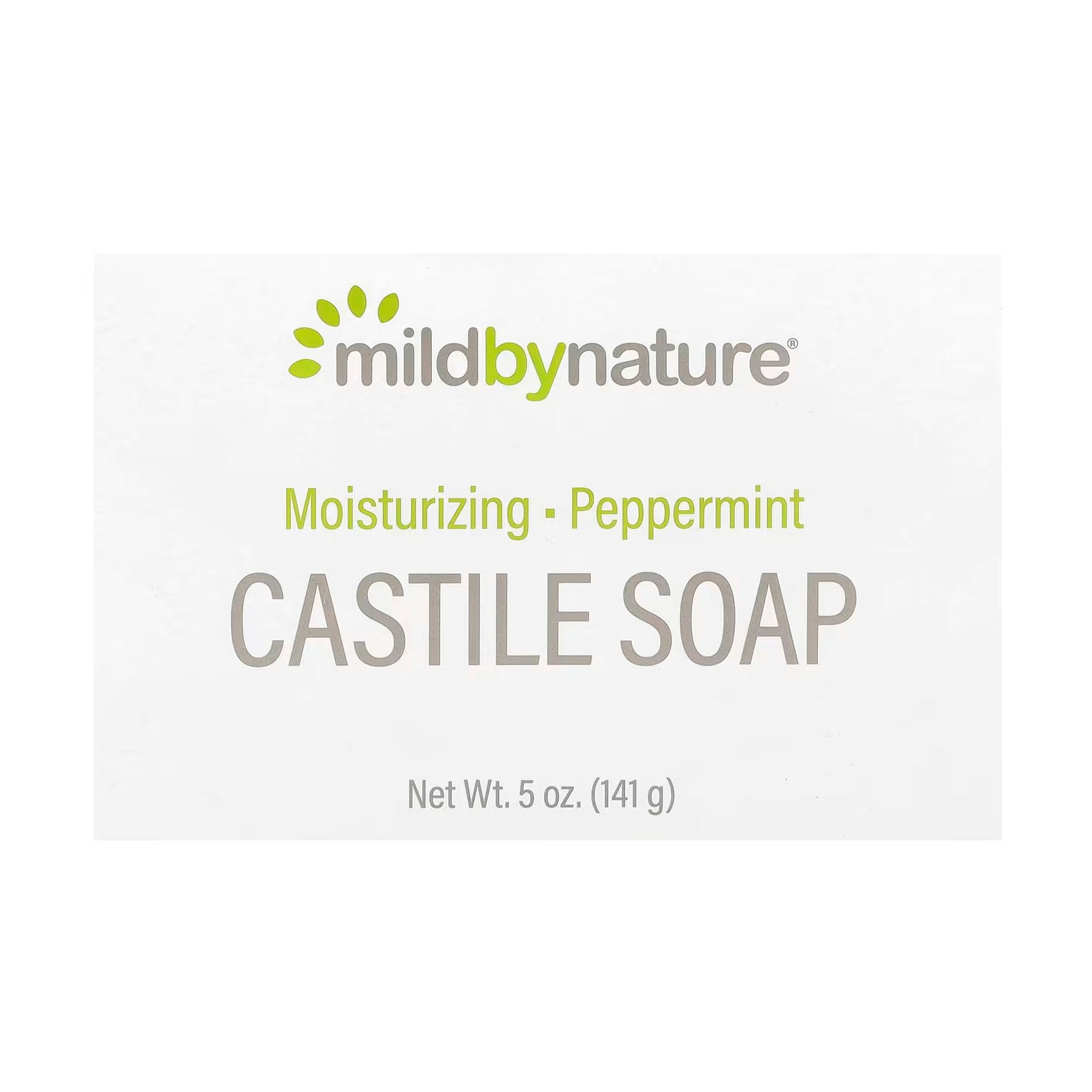 Кастильське тверде мило mild by nature Castile Soap з ароматом перцевої м'яти, 141 г