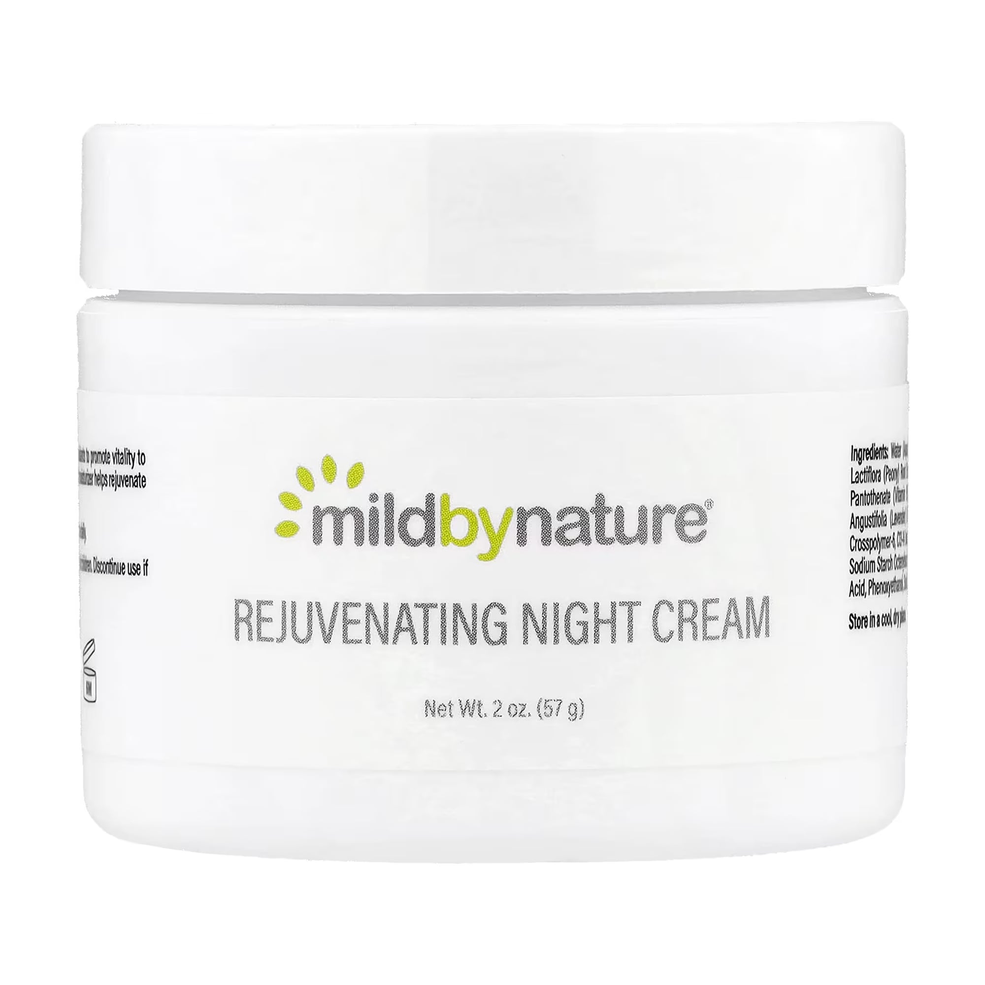 Омолоджувальний нічний крем для обличчя mild by nature Rejuvenating Night Cream, 57 г