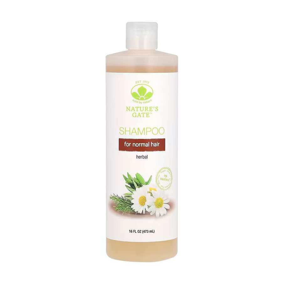 Шампунь mild by nature Nature's Gate Herbal Shampoo для нормального волосся, на основі трав, 473 мл